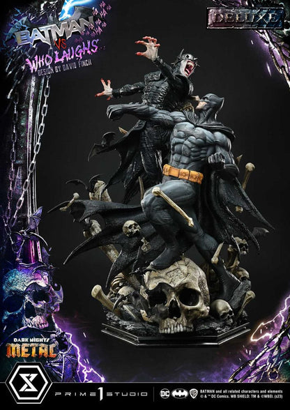 Dark Nights: Metal Ultimate Premium Masterline Series Statue 1/4 Batman VS Batman Who Laughs Deluxe Version 67 cm