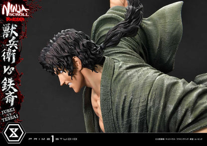 Ninja Scroll Ultimate Premium Masterline Series Statue 1/4 Jubei Versus Tessai 101 cm