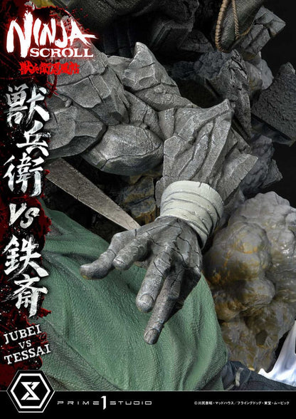 Ninja Scroll Ultimate Premium Masterline Series Statue 1/4 Jubei Versus Tessai 101 cm