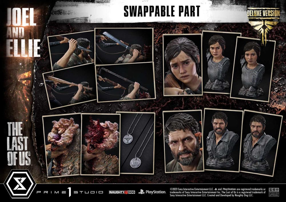 The Last of Us Part I Ultimate Premium Masterline Series Statue Joel &amp; Ellie Deluxe Version (The Last of Us Part I) 73 cm