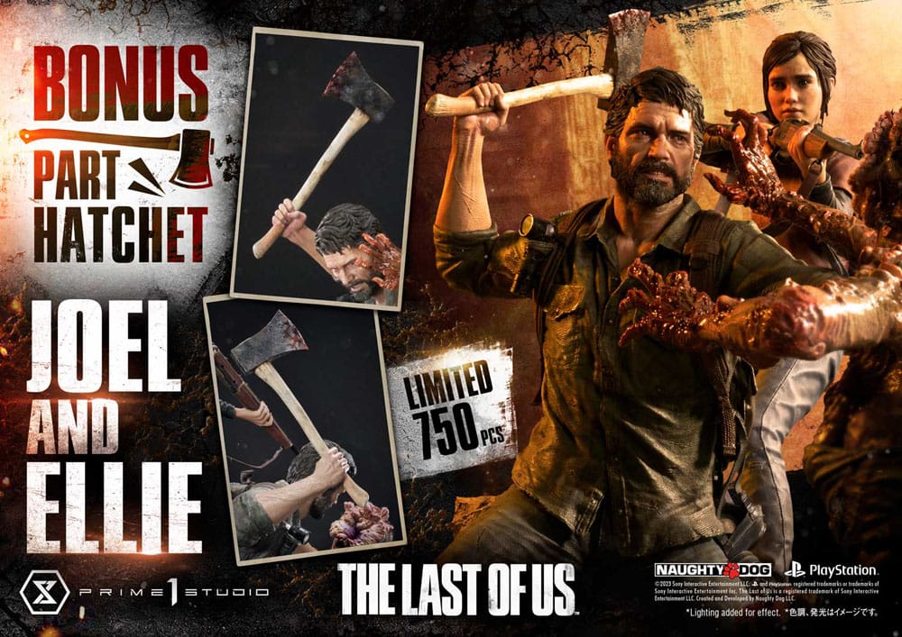 The Last of Us Part I Ultimate Premium Masterline Series Statue Joel &amp; Ellie Deluxe Bonus Version (The Last of Us Part I) 73 cm