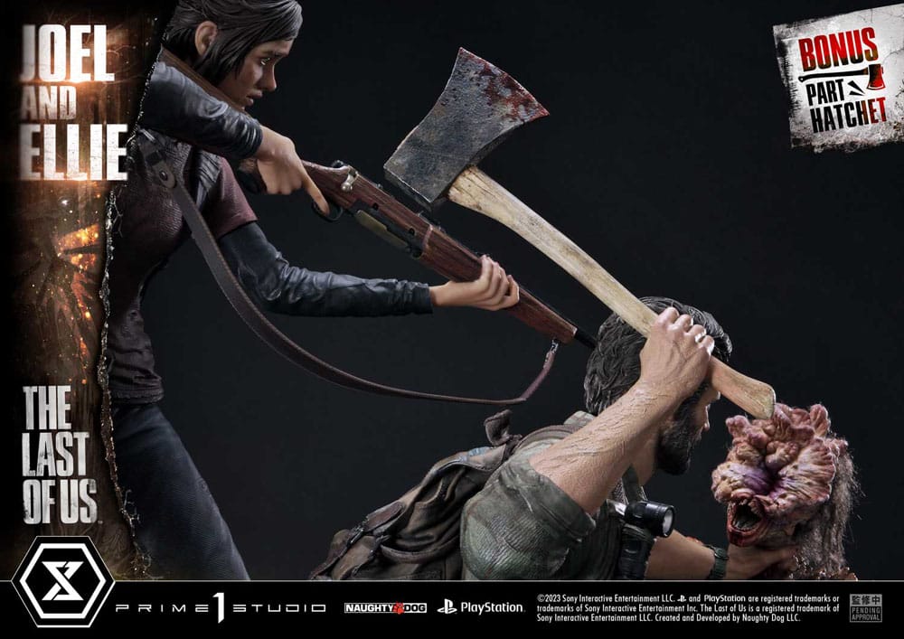 The Last of Us Part I Ultimate Premium Masterline Series Statue Joel &amp; Ellie Deluxe Bonus Version (The Last of Us Part I) 73 cm