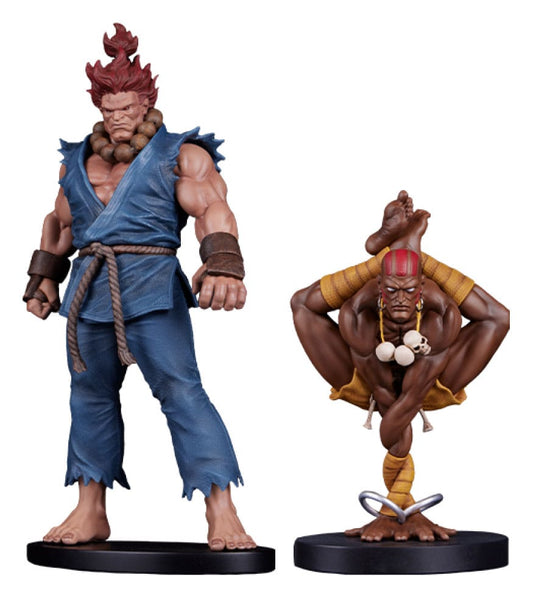 Street Fighter PVC Statues 1/10 Akuma &amp; Dhalsim 21 cm