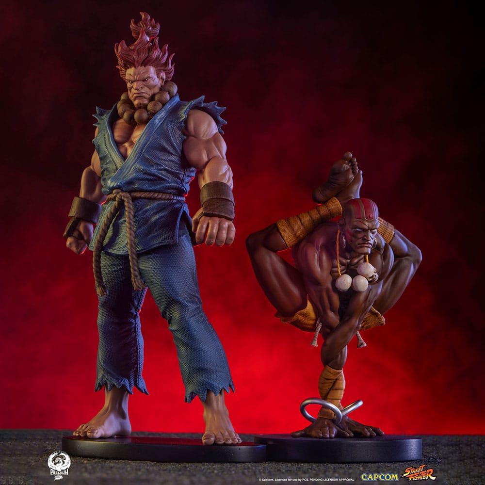 Street Fighter PVC Statues 1/10 Akuma &amp; Dhalsim 21 cm