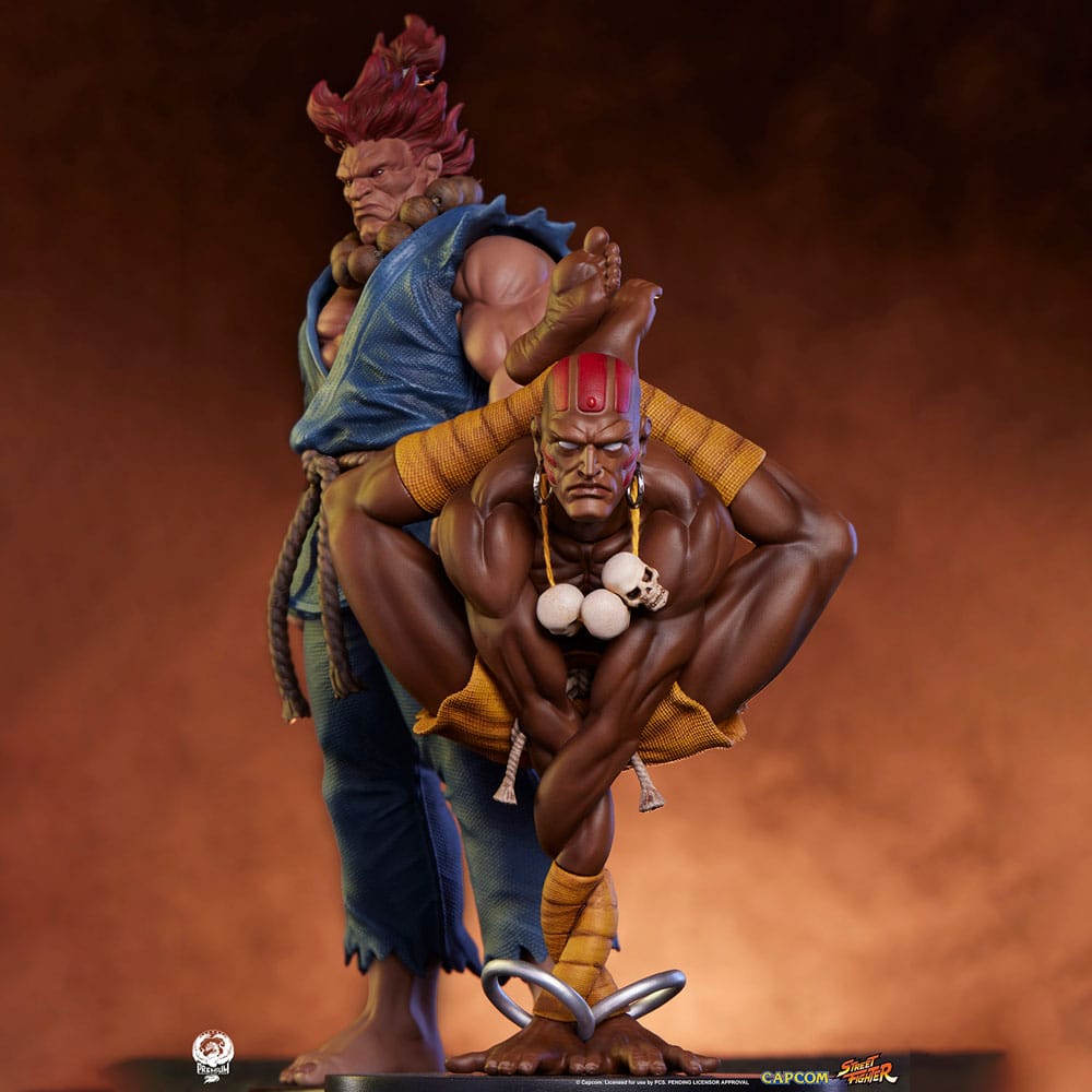 Street Fighter PVC Statues 1/10 Akuma &amp; Dhalsim 21 cm