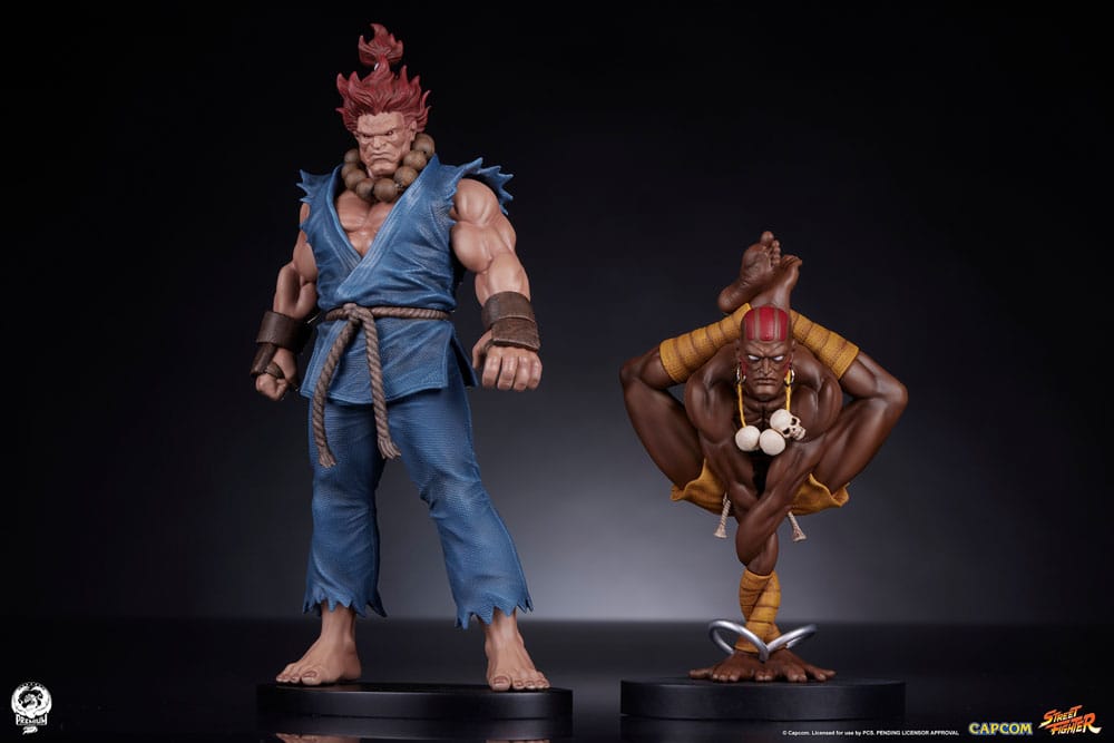 Street Fighter PVC Statues 1/10 Akuma &amp; Dhalsim 21 cm