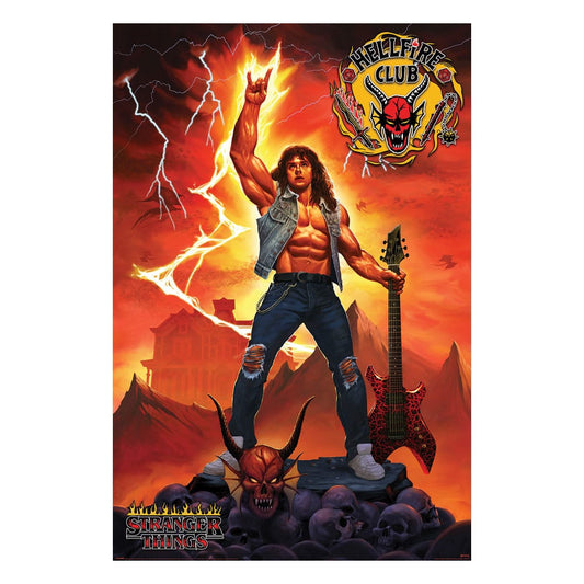 Stranger Things Poster Pack Hellfire Club Rock God 61 x 91 cm