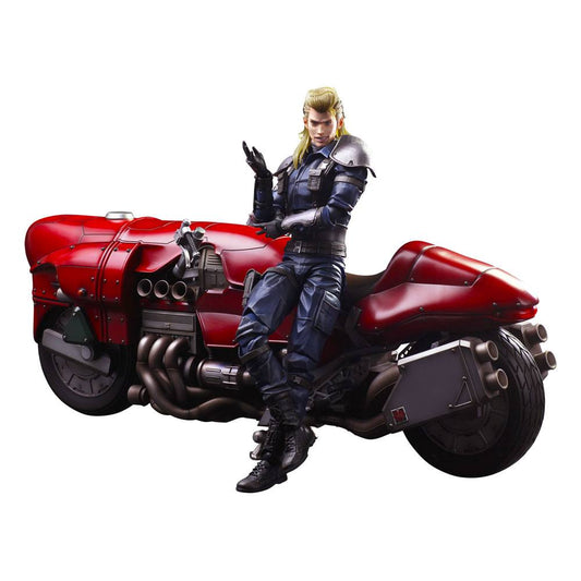 Final Fantasy VII Remake Play Arts Kai Action Figure &amp; Vehicle Roche &amp; Bike