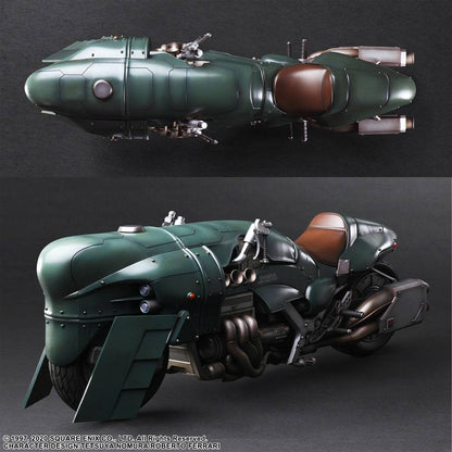 Final Fantasy VII Remake Play Arts Kai Actionfigur &amp; Fahrzeug Shinra Elite Security Officer &amp; Bike