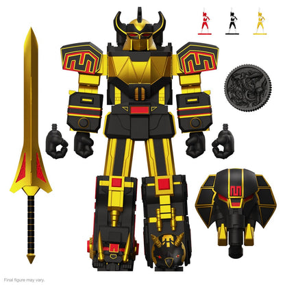 Power Rangers Ultimates Actionfigur Megazord (Schwarz/Gold) 18 cm