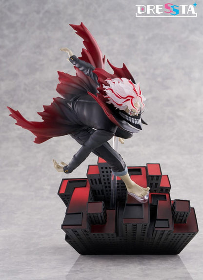 Dandadan Dressta PVC-Statue Okarun verwandelt 24 cm