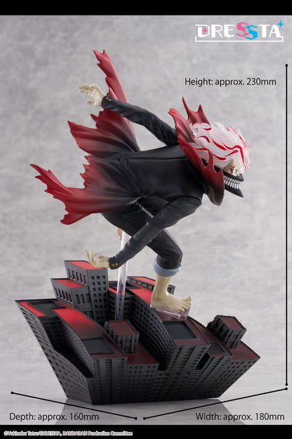 Dandadan Dressta PVC-Statue Okarun verwandelt 24 cm