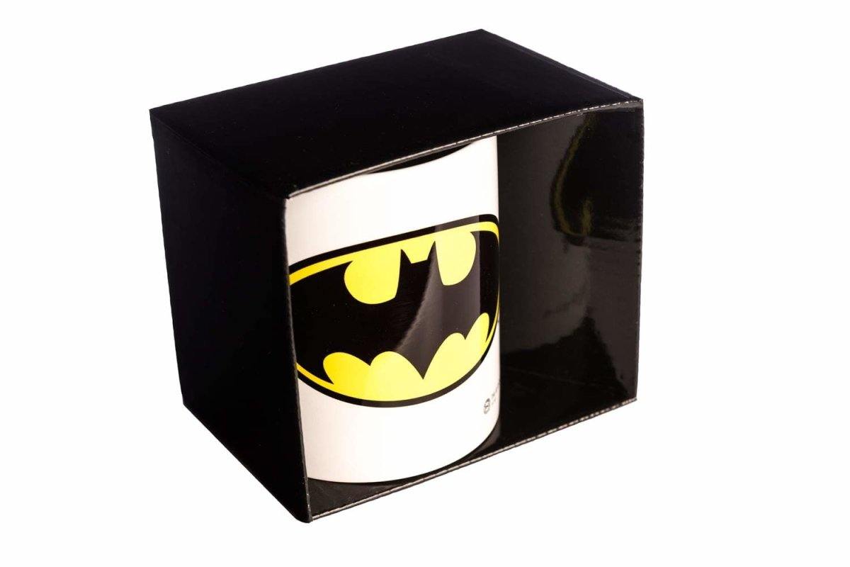 HVIDT KRUS BATMAN COMIC I SORT ÆSKE - SuperMerch.dk