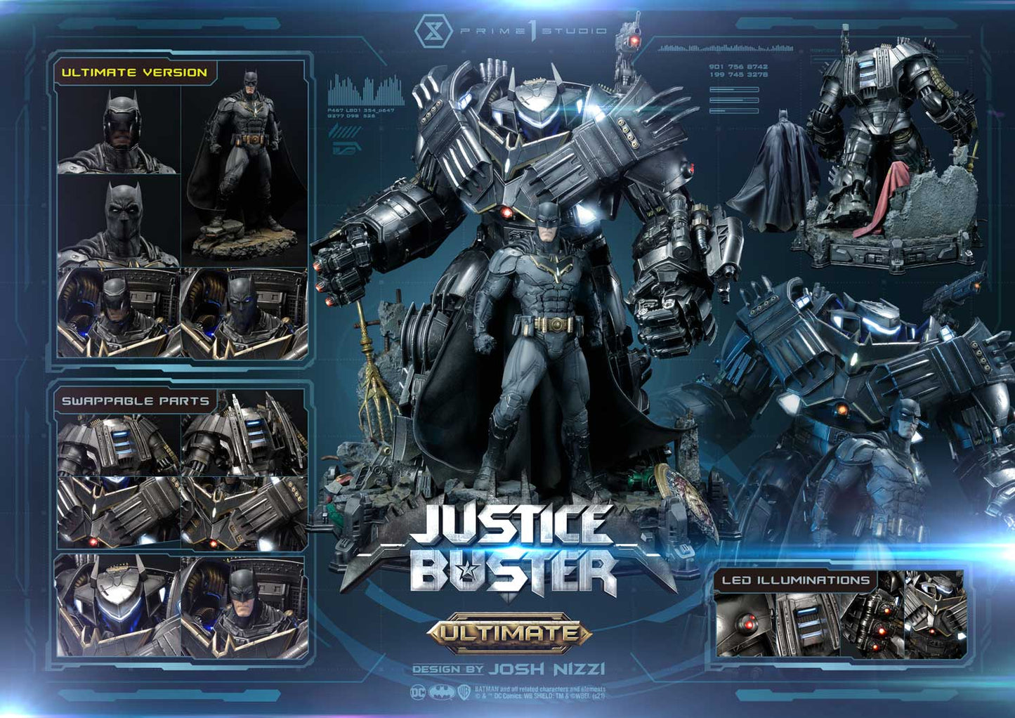 Batman Justice Buster Nizzi Ultimate St 88cm