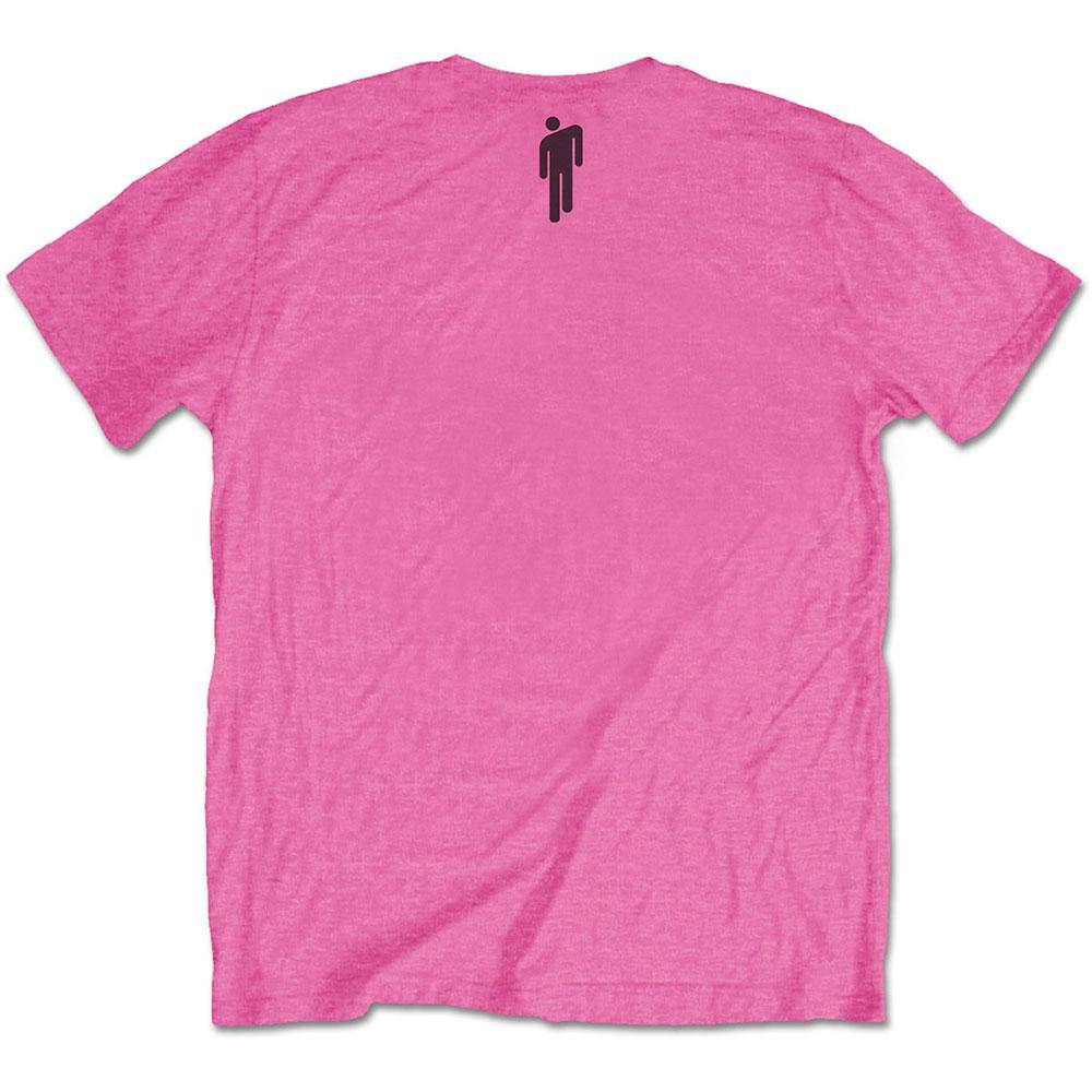Billie eilish unisex t-shirt racer logo og blohsh pink - SuperMerch.dk