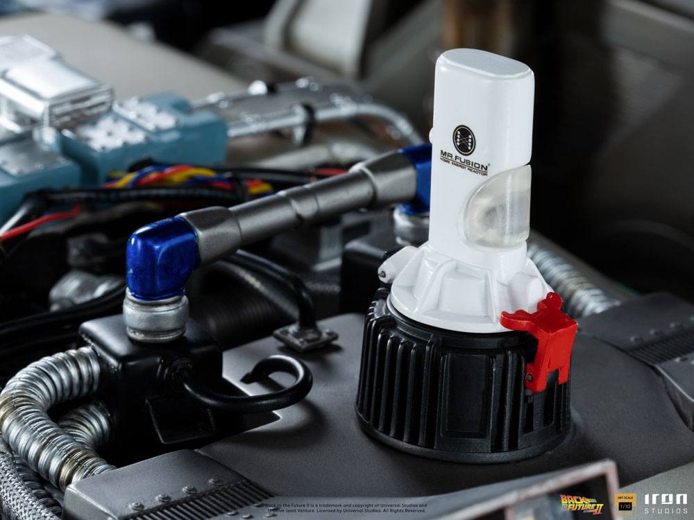 Back to the Future II Art Scale Statues 1/10 Full Set Deluxe 58 cm from top upclose Mr Fusion