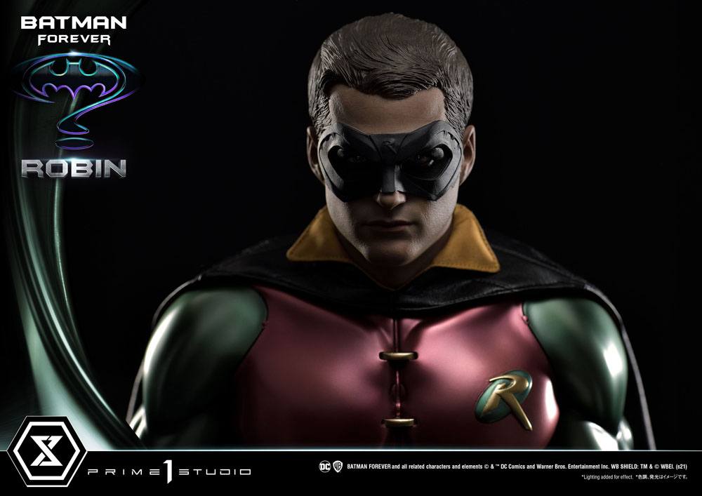 Batman Forever Museum Masterline Series Statue 1/3 Robin 90 cm closeup top face