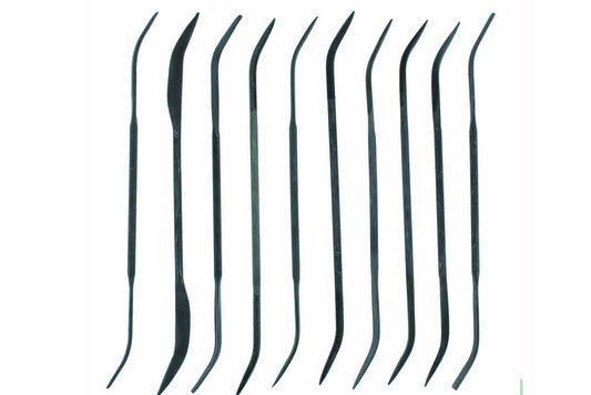 Curved Riffler File Set (10) T03003