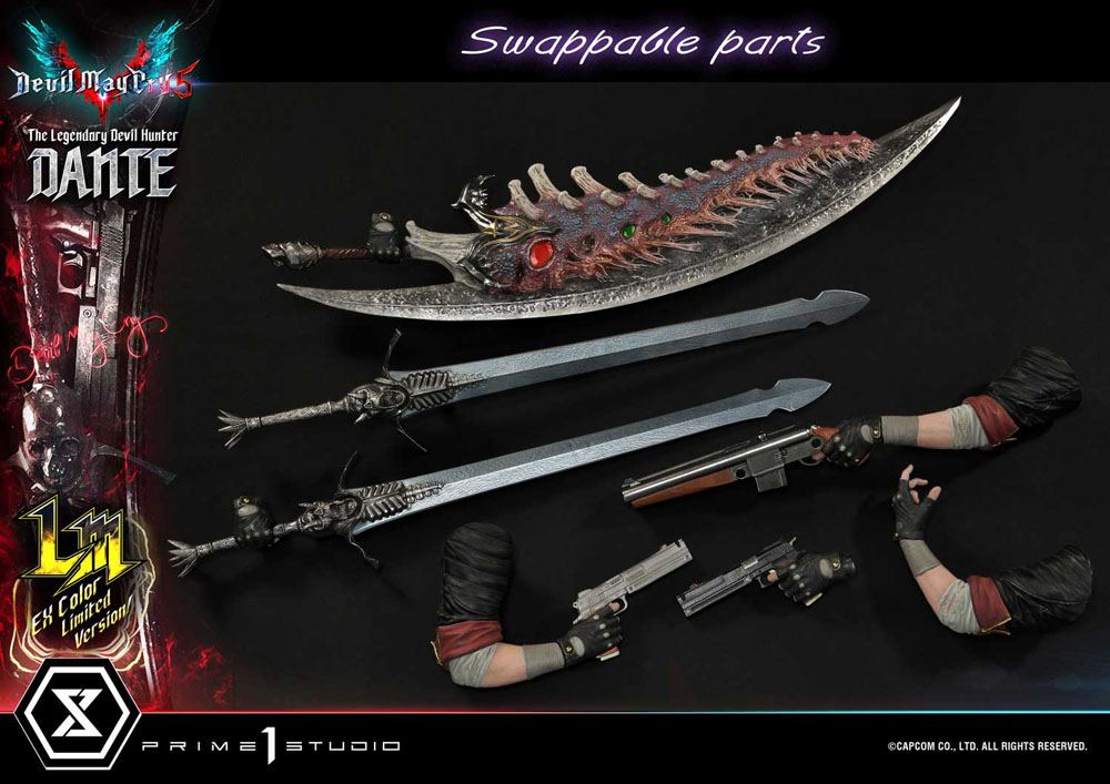 Devil May Cry 5 Statue 1/4 Dante Eksklusiv Version 77 cm