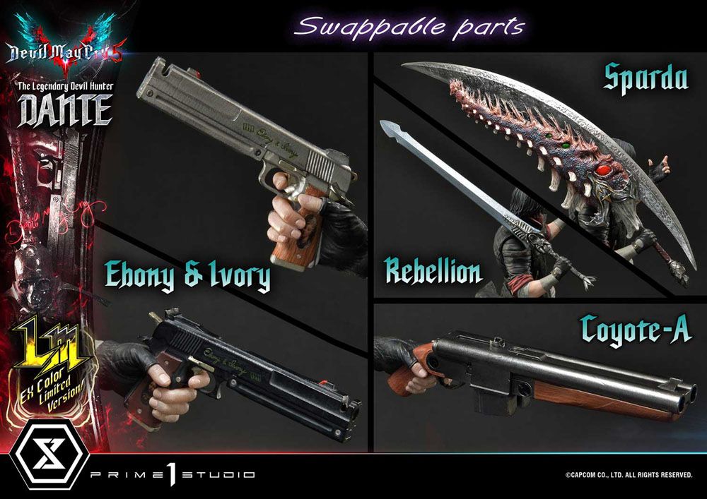 Devil May Cry 5 Statue 1/4 Dante Eksklusiv Version 77 cm