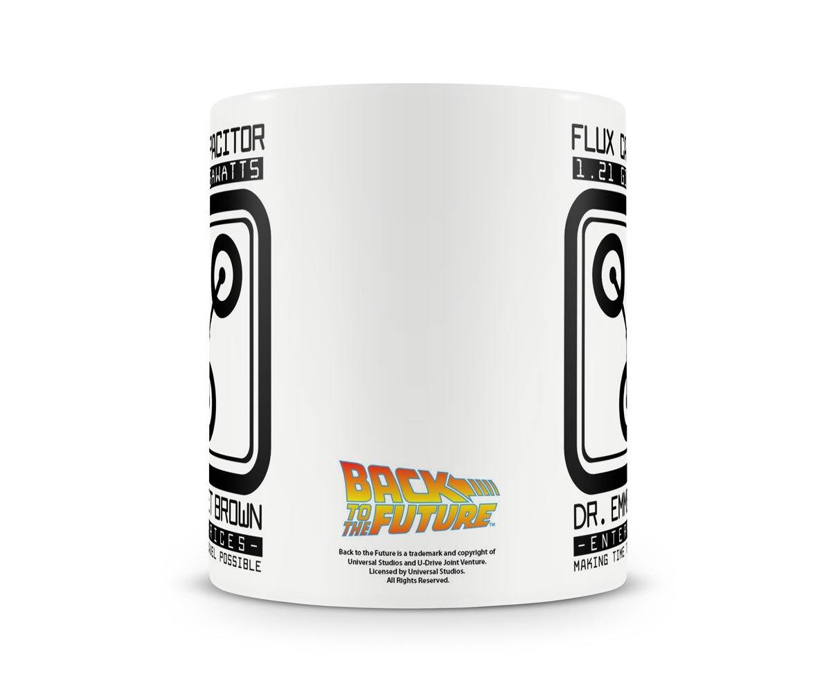 Flux Capacitor kaffe krus - SuperMerch.dk