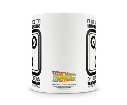 Flux Capacitor kaffe krus - SuperMerch.dk