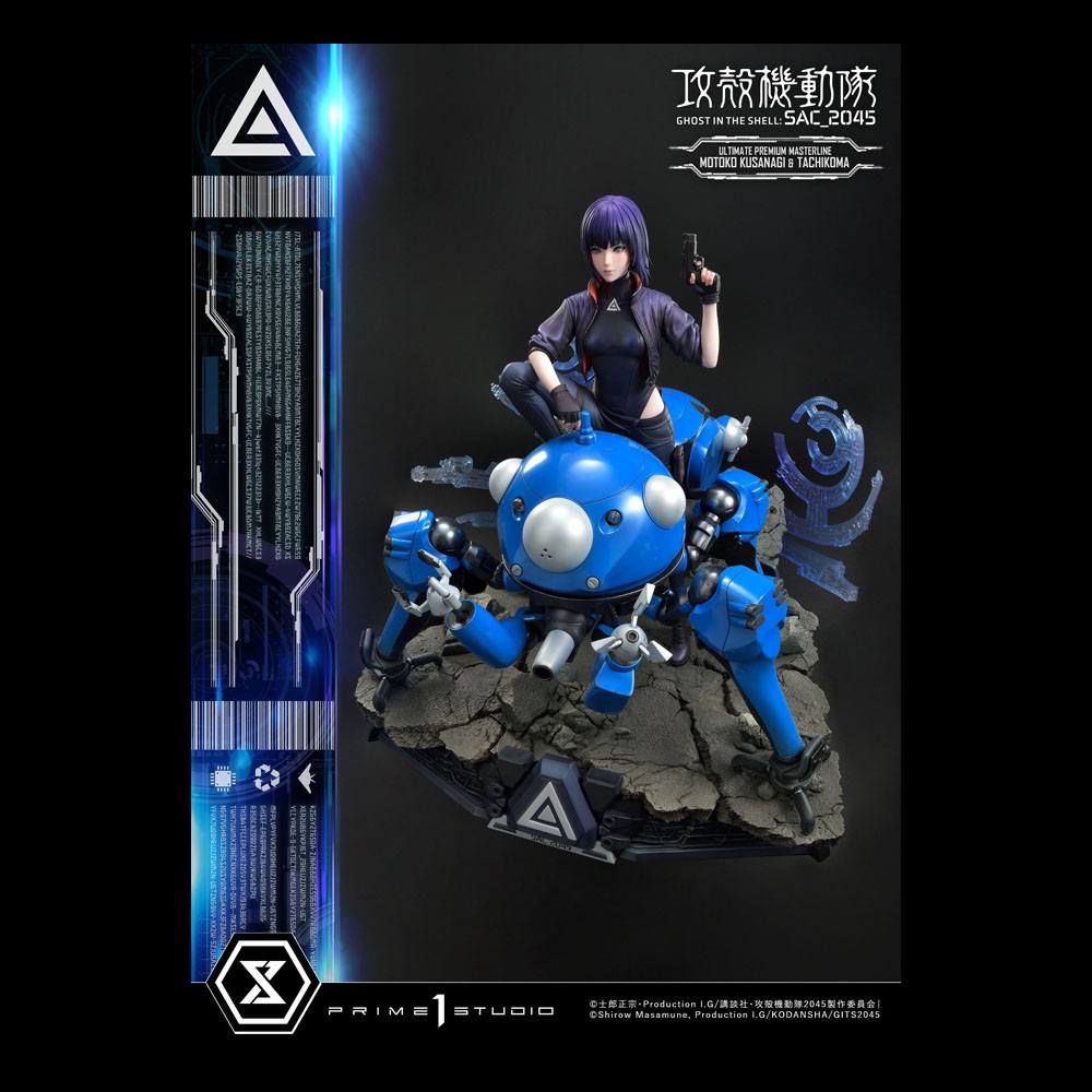 Ghost in the Shell: SAC-2045 - 1/4 Motoko Kusanagi und Tachikoma Statue (Bonusversion, 50 cm