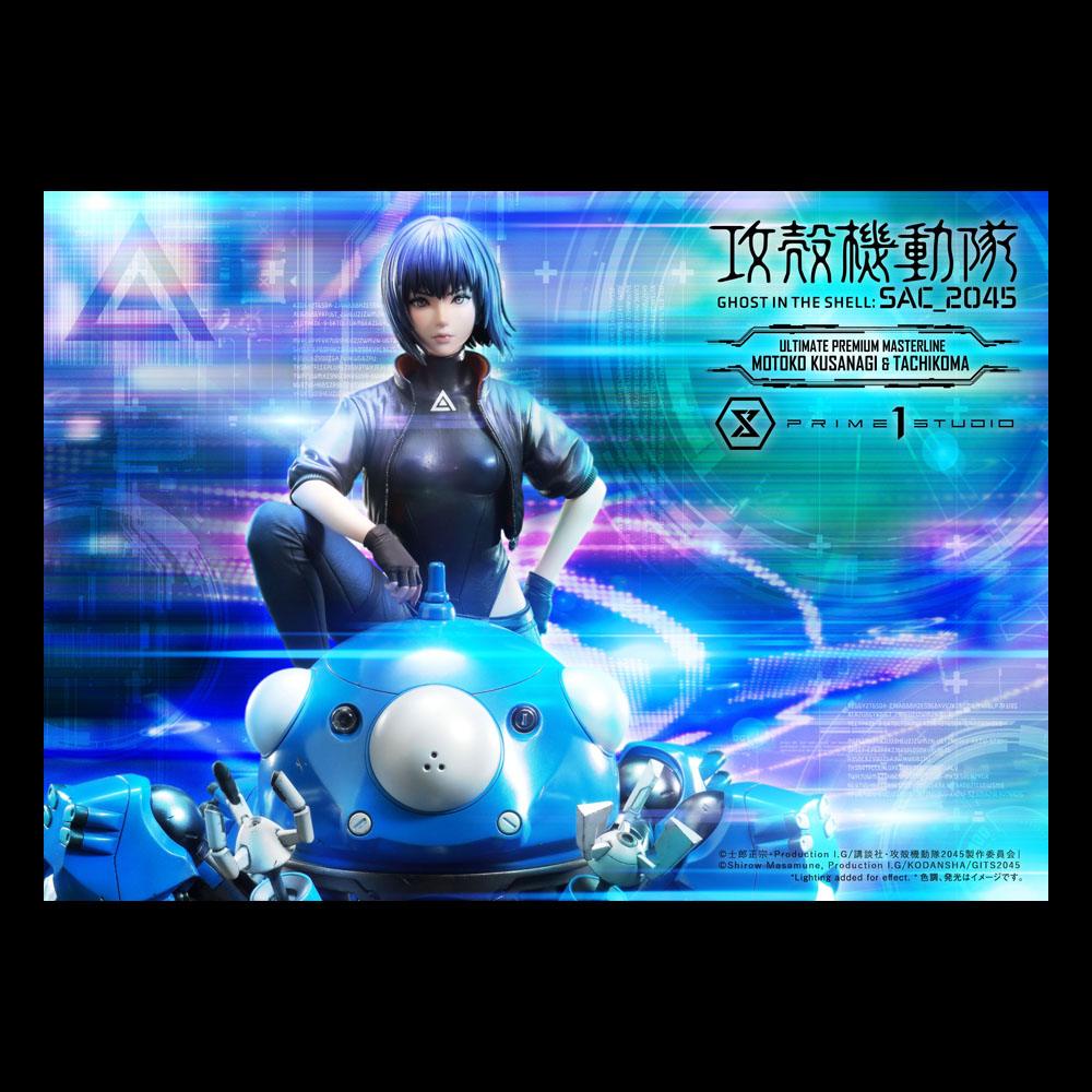 Ghost in the Shell: SAC-2045 - 1/4 Motoko Kusanagi und Tachikoma Statue (Bonusversion, 50 cm