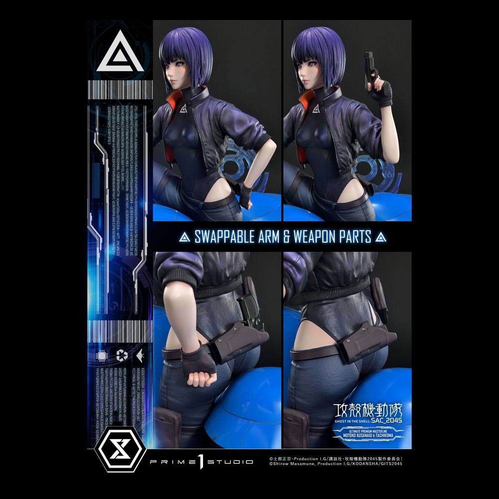 Ghost in the Shell: SAC-2045 - 1/4 Motoko Kusanagi und Tachikoma Statue (Bonusversion, 50 cm