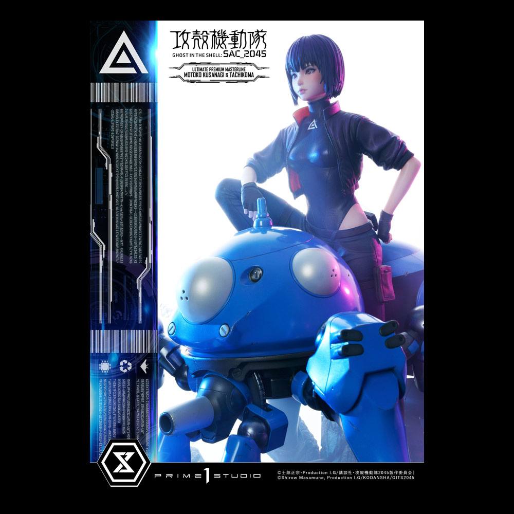 Ghost in the Shell: SAC-2045 - 1/4 Motoko Kusanagi und Tachikoma Statue (Bonusversion, 50 cm