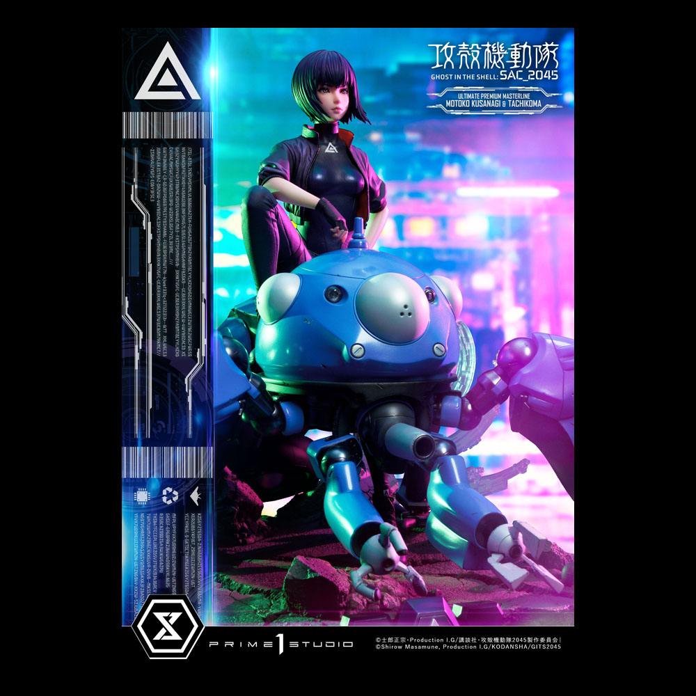 Ghost in the Shell: SAC-2045 - 1/4 Motoko Kusanagi und Tachikoma Statue (Bonusversion, 50 cm