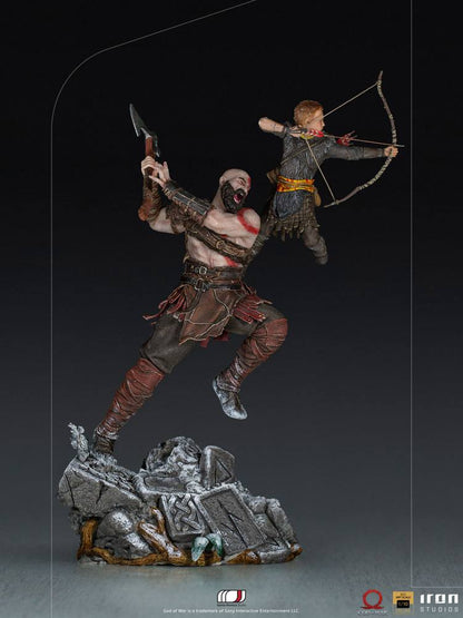 God of War BDS Art Scale Statue 1/10 Kratos &amp; Atreus 34 cm