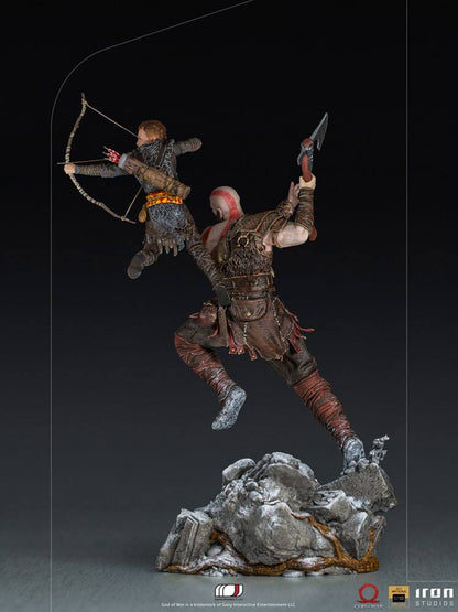 God of War BDS Art Scale Statue 1/10 Kratos &amp; Atreus 34 cm