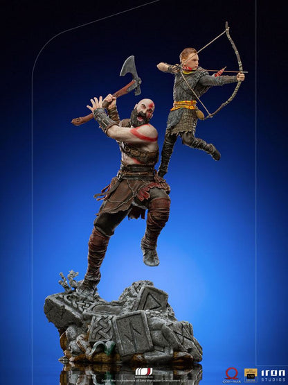 God of War BDS Art Scale Statue 1/10 Kratos &amp; Atreus 34 cm