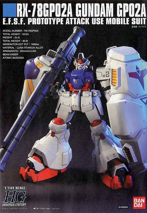 HGUC Gundam GP-02A 1/144