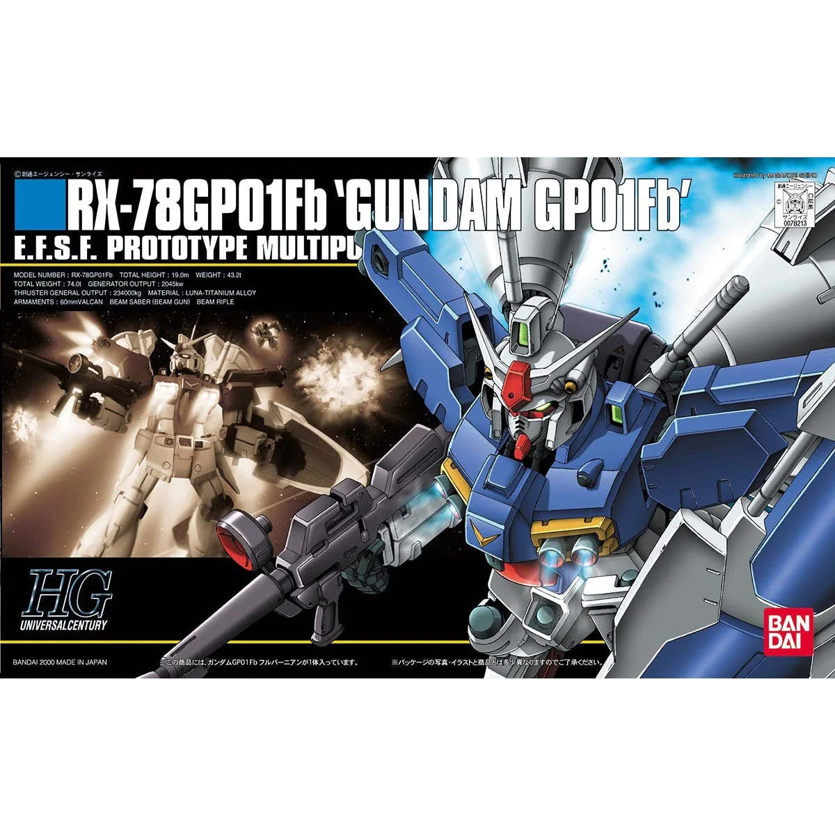 HGUC Rx-78 GP01FB 1/144