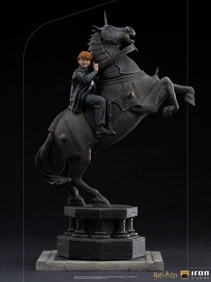 Harry Potter Deluxe Art Scale Statue 1/10 Ron Weasley beim Wizard Chess 35 cm