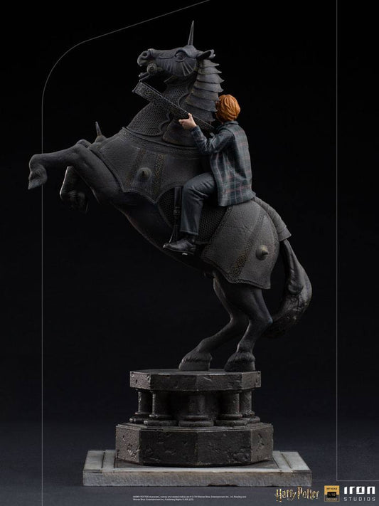 Harry Potter Deluxe Art Scale Statue 1/10 Ron Weasley beim Wizard Chess 35 cm
