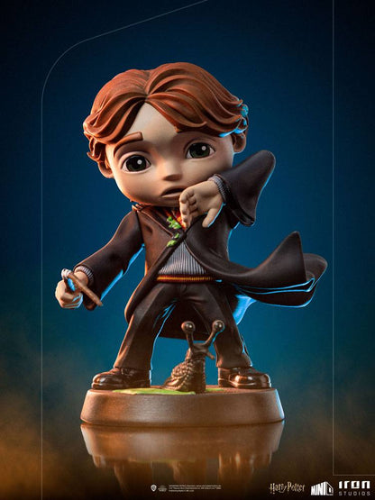 Harry Potter MiniCo. PVC-Figur Ron Weasley mit gebrochenem Zauberstab 14 cm