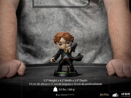 Harry Potter MiniCo. PVC-Figur Ron Weasley mit gebrochenem Zauberstab 14 cm