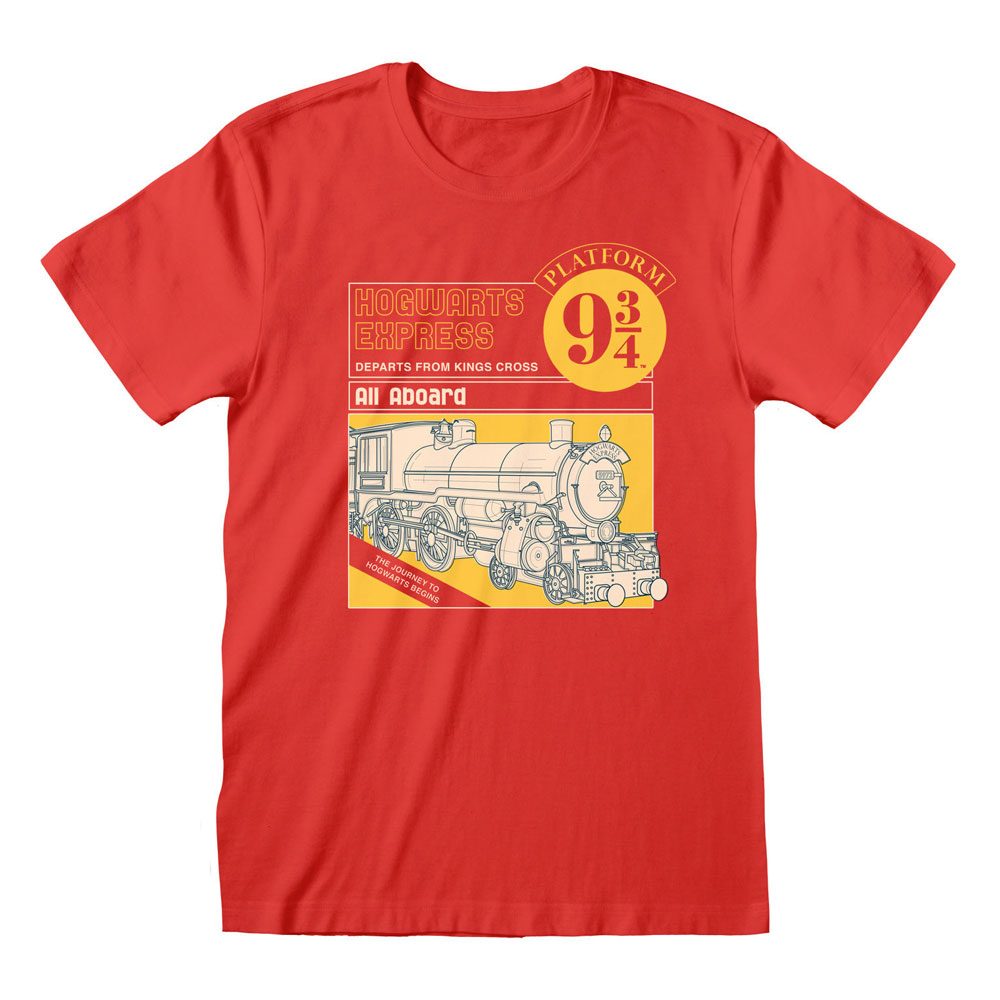 Harry Potter Unisex T-Shirt Hogwarts Express Manual Cover