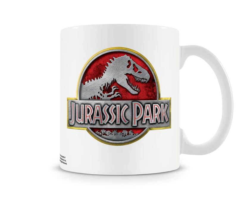 Jurassic Park Metallic Logo Coffee Mug