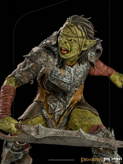Herr der Ringe BDS Art Scale Statue 1/10 Schwertkämpfer Ork 16 cm