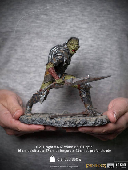 Herr der Ringe BDS Art Scale Statue 1/10 Schwertkämpfer Ork 16 cm