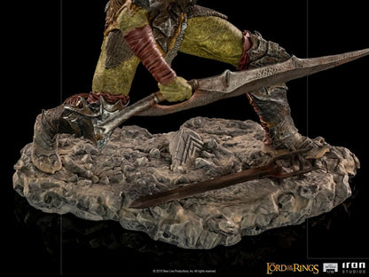 Herr der Ringe BDS Art Scale Statue 1/10 Schwertkämpfer Ork 16 cm