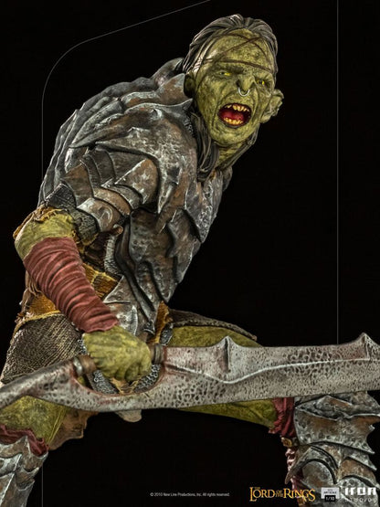 Herr der Ringe BDS Art Scale Statue 1/10 Schwertkämpfer Ork 16 cm
