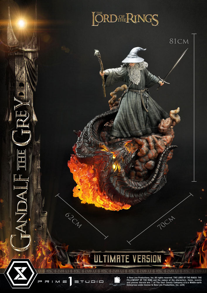 Lord of the Rings Statue 1/4 Gandalf the Gray Ultimate Version 81 cm