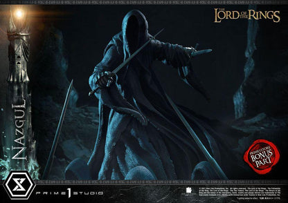 Lord of the rings statue 1/4 Nazgul bonus version 66 cm - SuperMerch.dk Mørkt og dystert set forfra 
