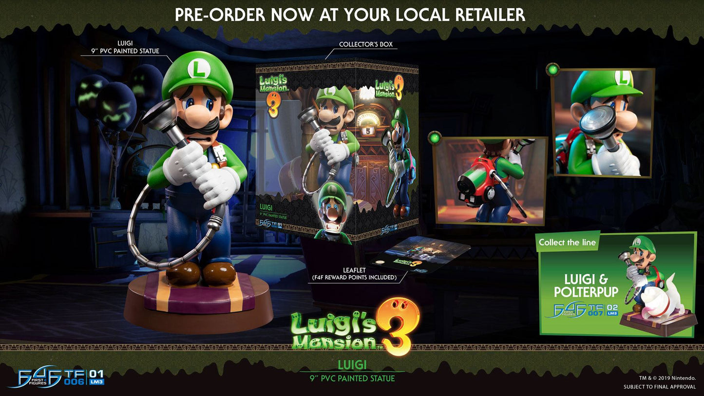 Luigi's Mansion 3 PVC-Statue Luigi 23 cm