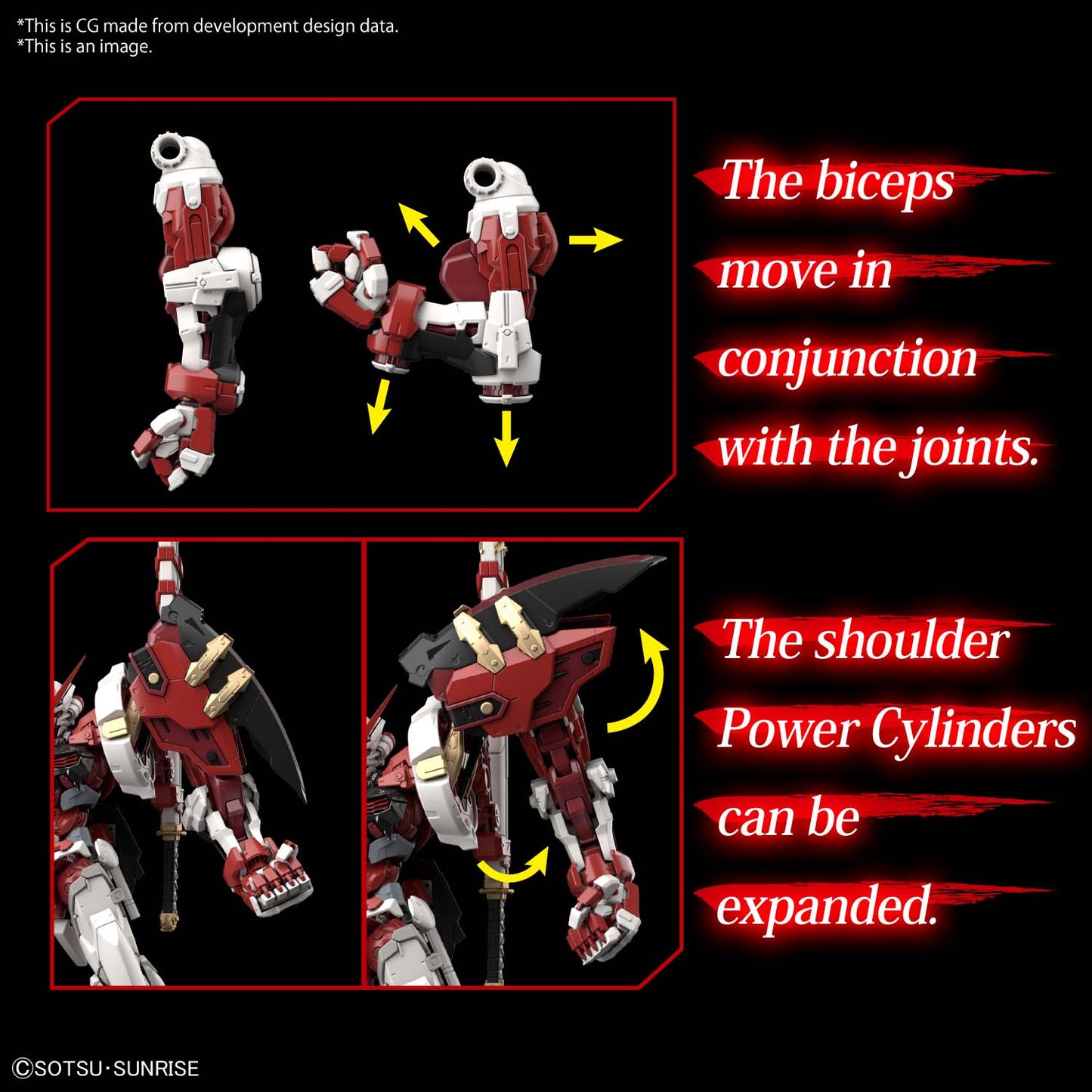 MG GUNDAM STRAY RED FR POW HI RES 1/100